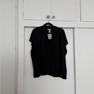 H&M Classic Black Blouse